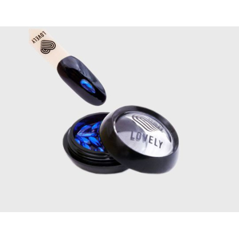 Lovely Стразы Капля, синие, 8 мм.