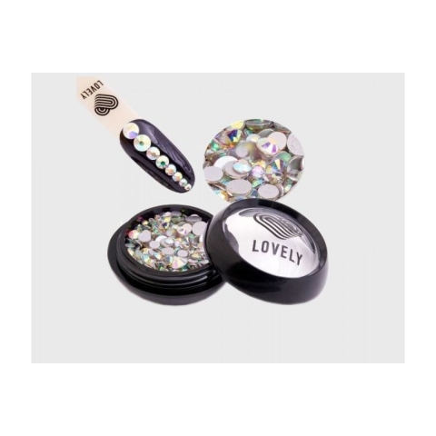 №02 Lovely Стразы Mix голография