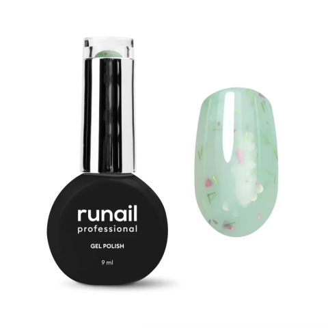 8778 RuNail Гель-лак Flower dress, 9 мл.