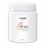 6306 RuNail Камуфлирующий УФ Гель Розовая карамель, 1000 гр.