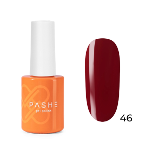 PASHE Гель-лак Atelier №46 Благородный рубин, 9 мл.