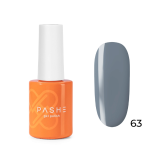 PASHE Гель-лак Atelier №63 Серо-голубой, 9 мл.