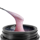 TNL Гель для наращивания Stiff жёсткий с поталью №01 розовый, 30 мл.