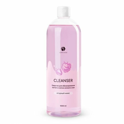 ADRICOCO Средство для обезжиривания и снятия липкого слоя, Ягодный микс, 1000 мл.