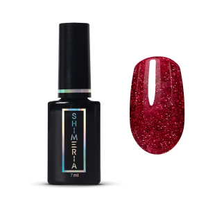 9290 RuNail Гель-лак Cветоотражающий "Красная дорожка", 7 мл.