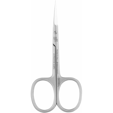 NN S-04J Ножницы для кутикулы, 99 мм, загнутый кончик