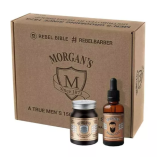 MG105 Подарочный набор Масло для бороды + Помада для укладки Morgans