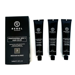 RB053 Краска для волос медиум блонд, 3*40 мл.