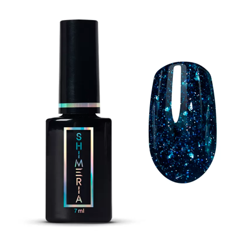 9280 RuNail Гель-лак Светоотражающий с фольгой "Горячий лёд", 7 мл.