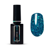 9281 RuNail Гель-лак Светоотражающий с фольгой "Горячий лёд", 7 мл.