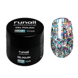 9268 RuNail Гель-лак с блёстками Дракон, 5 гр.