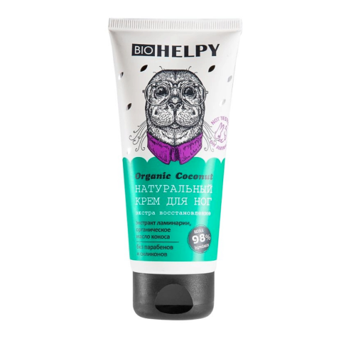 Bio Helpy Натуральный крем для ног Экстра восстановление, 100 мл.