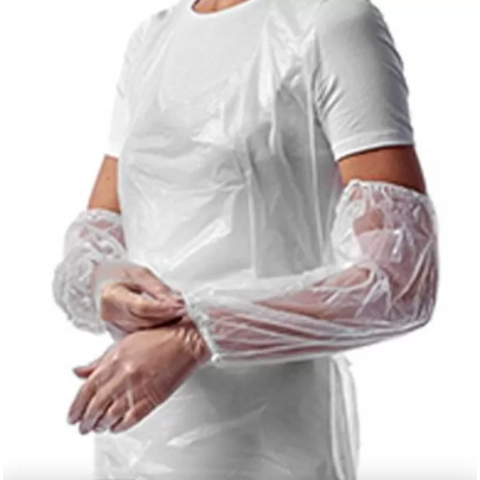 БИНОВИ Нарукавники п/э 40*25 см, 1/50 шт., Белый