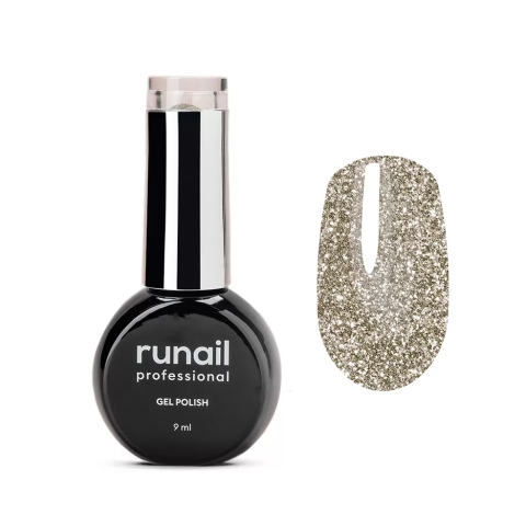 7876 RuNail Гель-лак Цветной, 9 мл.
