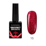 TNL Гель-лак Secret beach №15 - светоотращающий, Пылающий бутон, 10 мл.