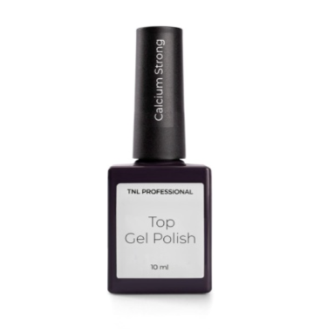 TNL Закрепитель для гель-лака Calcium Strong Top Без липкого слоя, 10 мл.