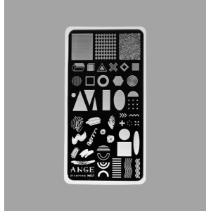 ANGE №017 Пластина для стемпинга 6*12 см.