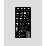 ANGE №022 Пластина для стемпинга 6*12 см.