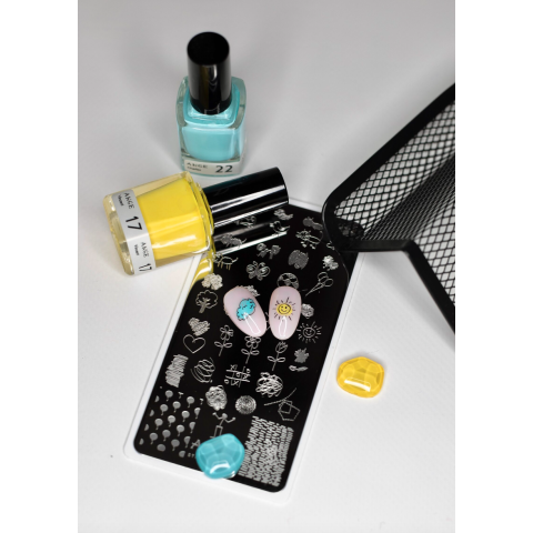 ANGE №022 Пластина для стемпинга 6*12 см.