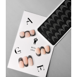 ANGE №023 Пластина для стемпинга 6*12 см. с ДЕМО-листом