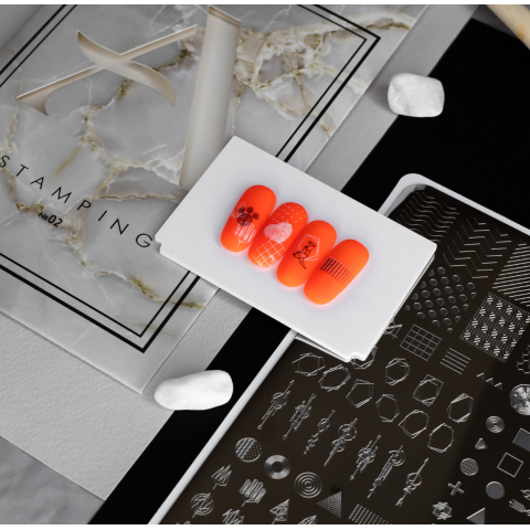 ANGE №002 Пластина для стемпинга 9,5*14,5 см.