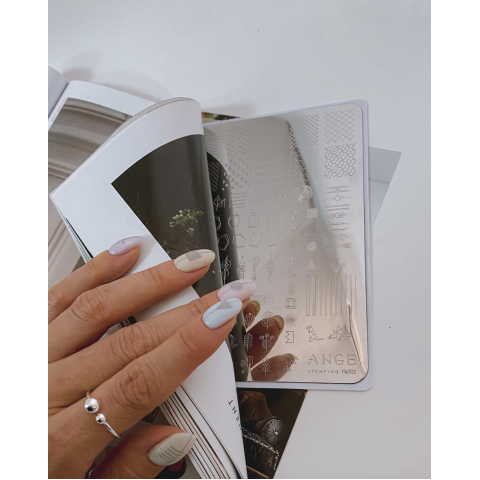 ANGE №002 Пластина для стемпинга 9,5*14,5 см.