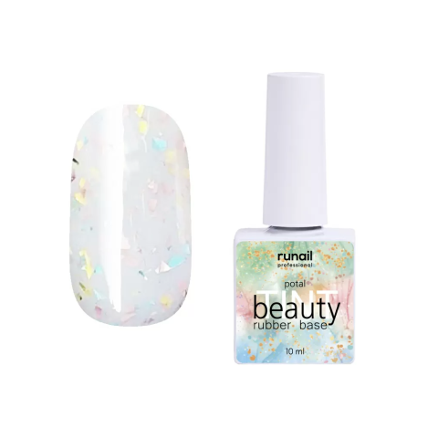 7288 RuNail Каучуковая база Beauty TINT Potal, 10 мл.