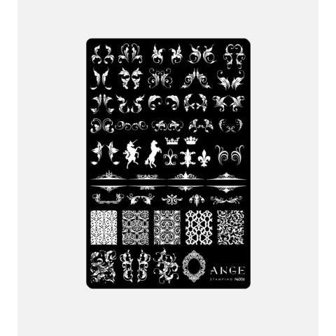 ANGE №006 Пластина для стемпинга 9,5*14,5 см.