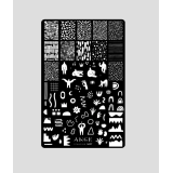 ANGE №007 Пластина для стемпинга 9,5*14,5 см.