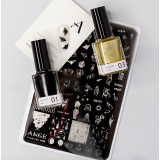 ANGE №008 Пластина для стемпинга 9,5*14,5 см.