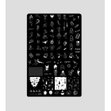 ANGE №008 Пластина для стемпинга 9,5*14,5 см.