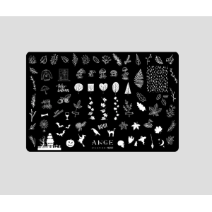 ANGE №010 Пластина для стемпинга 9,5*14,5 см.