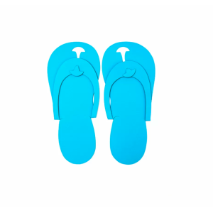 1384 RuNail Одноразовые тапочки синие, 3 мм