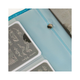 Lesly Органайзер для пластин Light Blue