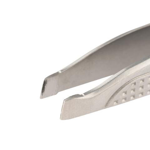 NN T-10 Пинцет для бровей, 93 мм, Cкошенный