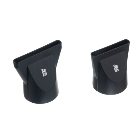 03-114 Black DEWAL Фен Exception Compact, 2200 Вт, 2 насадки, ионизация, компактный