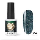 PASHE Гель-лак Feerie светоотражающий №04 - небо в алмазах, 9 мл.