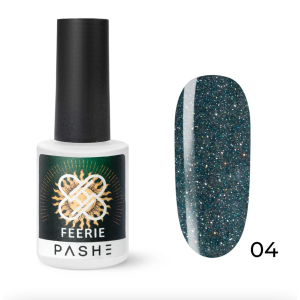 PASHE Гель-лак Feerie светоотражающий №04 - небо в алмазах, 9 мл.
