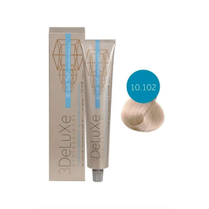 3DELUXE Крем-краска 10.102 платиновый блондин пепельно-жемчужный
