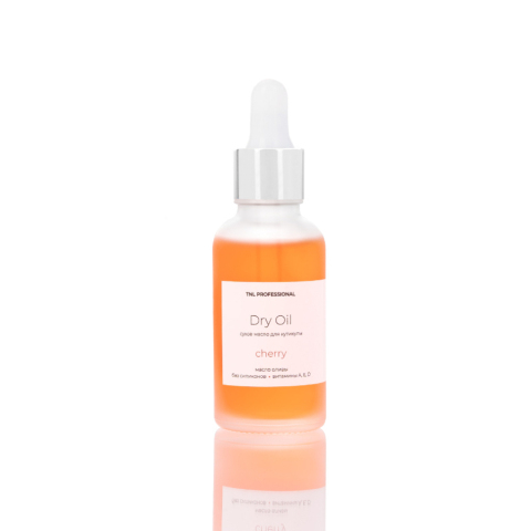 TNL Dry Oil Сухое масло для кутикулы вишня, 15 мл.
