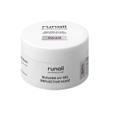 9648 RuNail Моделирующий УФ-гель Builder UV Gel Reflective Nude, 15 гр.