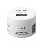 9661 RuNail Моделирующий УФ-гель Builder UV Gel Reflective Color, 15 гр.