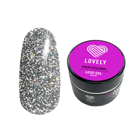 5868 Lovely Lego Гель для наращивания и укрепления Lurex №01, 15 гр.