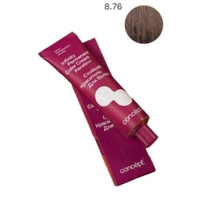 КОНЦЕПТ INFINITY 8.76 Блондин коричнево-фиолетовый Стойкая крем-краска, 100 мл.