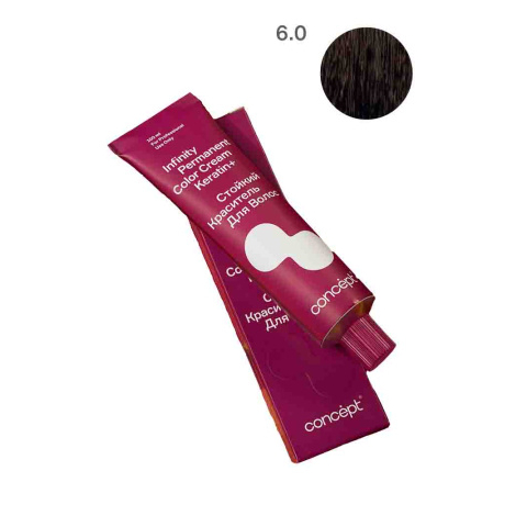 КОНЦЕПТ INFINITY 6.0 Русый Стойкая крем-краска, 100 мл.