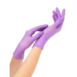 NitriMAX Перчатки нитриловые Сиреневые S 50 пар Малайзия