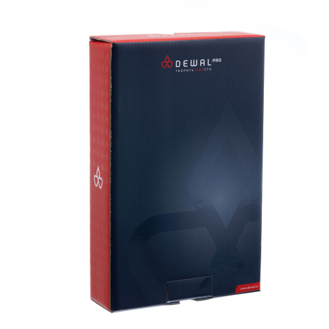 MR-311 DEWAL Зеркало настольное, пластик, черное, 22х14 см.