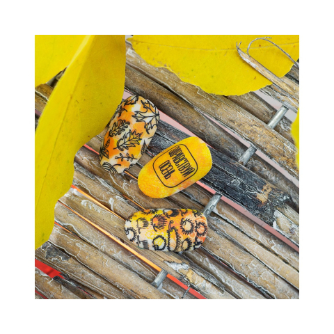 Lesly Пластины для стемпинга 6*12 см Autumn 2