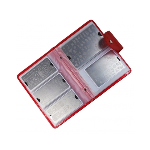 Lesly Органайзер для пластин Red MIX