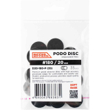 NN D20-180-P SOFT Файлы для пододисков сменные одноразовые, абразив 180, карбид-кремния, Вспененная основа, 35 шт.